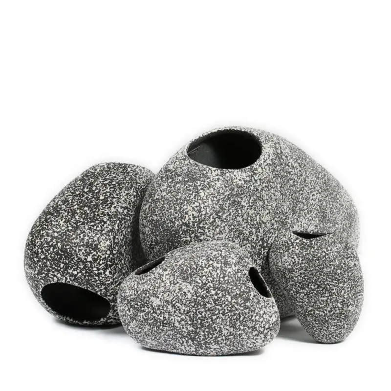 Керамический аквариум украшение каменной пещеры аквариумное для разведения