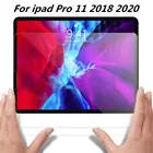 Закаленное защитное стекло с закругленными краями 2.5D для ipad Pro 11 дюймов, защита от отпечатков пальцев, защита от царапин 2018, 2020, пузырьков Бесплатная защитная пленка