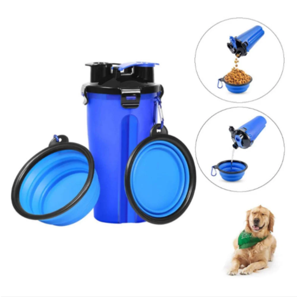 

Портативная Складная миска для кормления кошек и собак, походный чайник для кормления собак и других питомцев