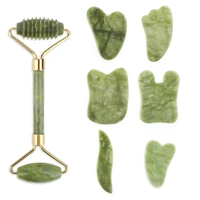jade roller slimming face massage lifting natural jade stone wrinkle removal skin tightening facial beauty skin care tools