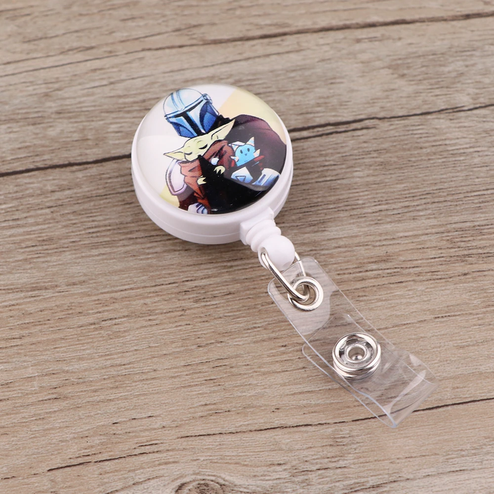 Выдвижной школьный значок медсестры JF763 с изображением инопланетянина |