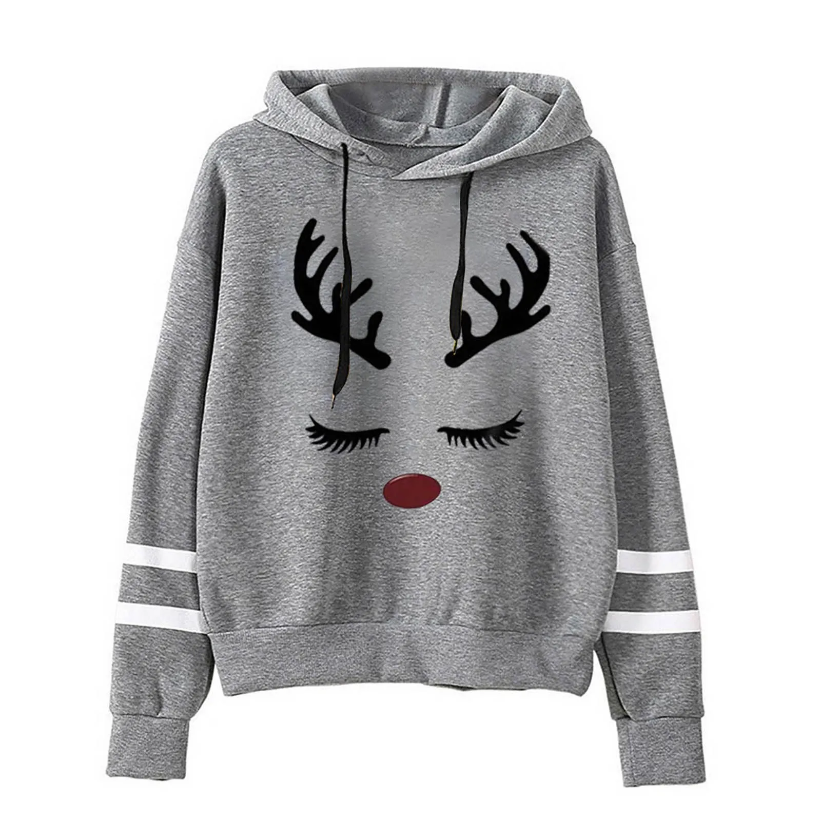 

Женский легкий Повседневный пуловер с длинным рукавом, топы с капюшоном