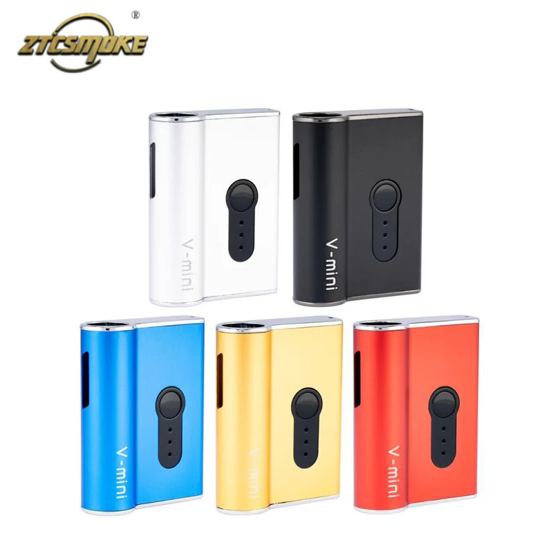 Оригинальный V Mini CBD Preheat Mod 450 мАч встроенный регулируемый напряжение Vape 510 резьба