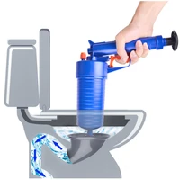 2020 new upgrade home high pressure air drain blaster pump plunger sink pipe clog remover toilets bathroom kitchen cleaner kit