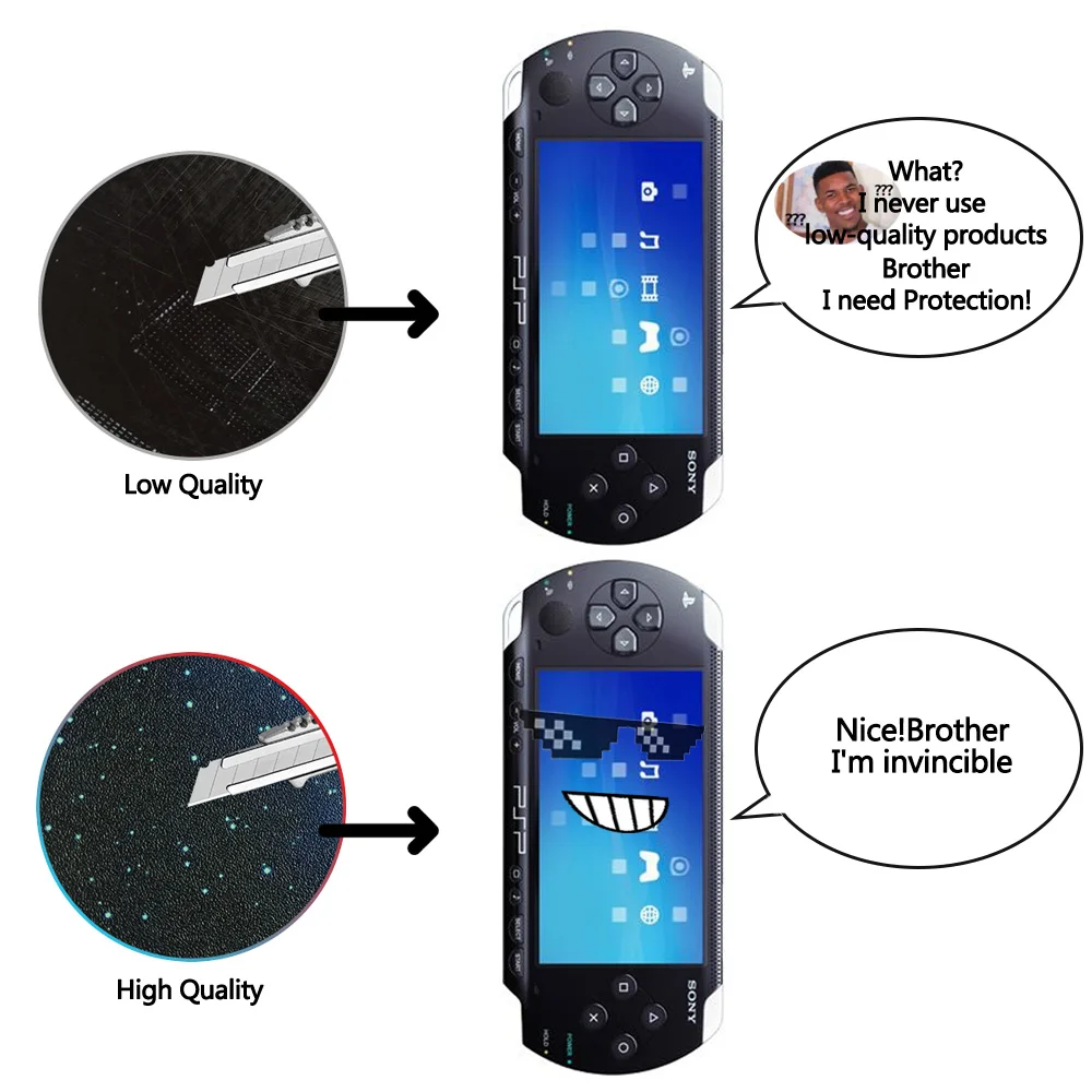 Виниловая наклейка для Sony PS Portable 1000 консоль игровой консоли PSP | Электроника