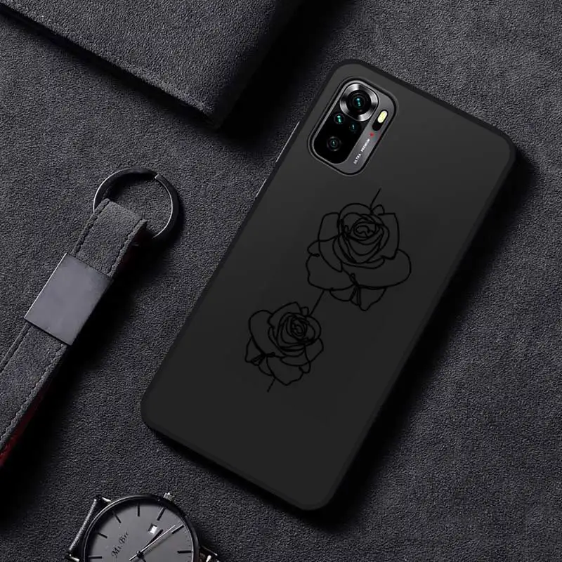 

Love yourself Flower Abstract Art Line Phone Case For Xiaomi redmi mi note 9 9a 8 8a 10 9 9s 8 8t 7 9t 10 pro max cover