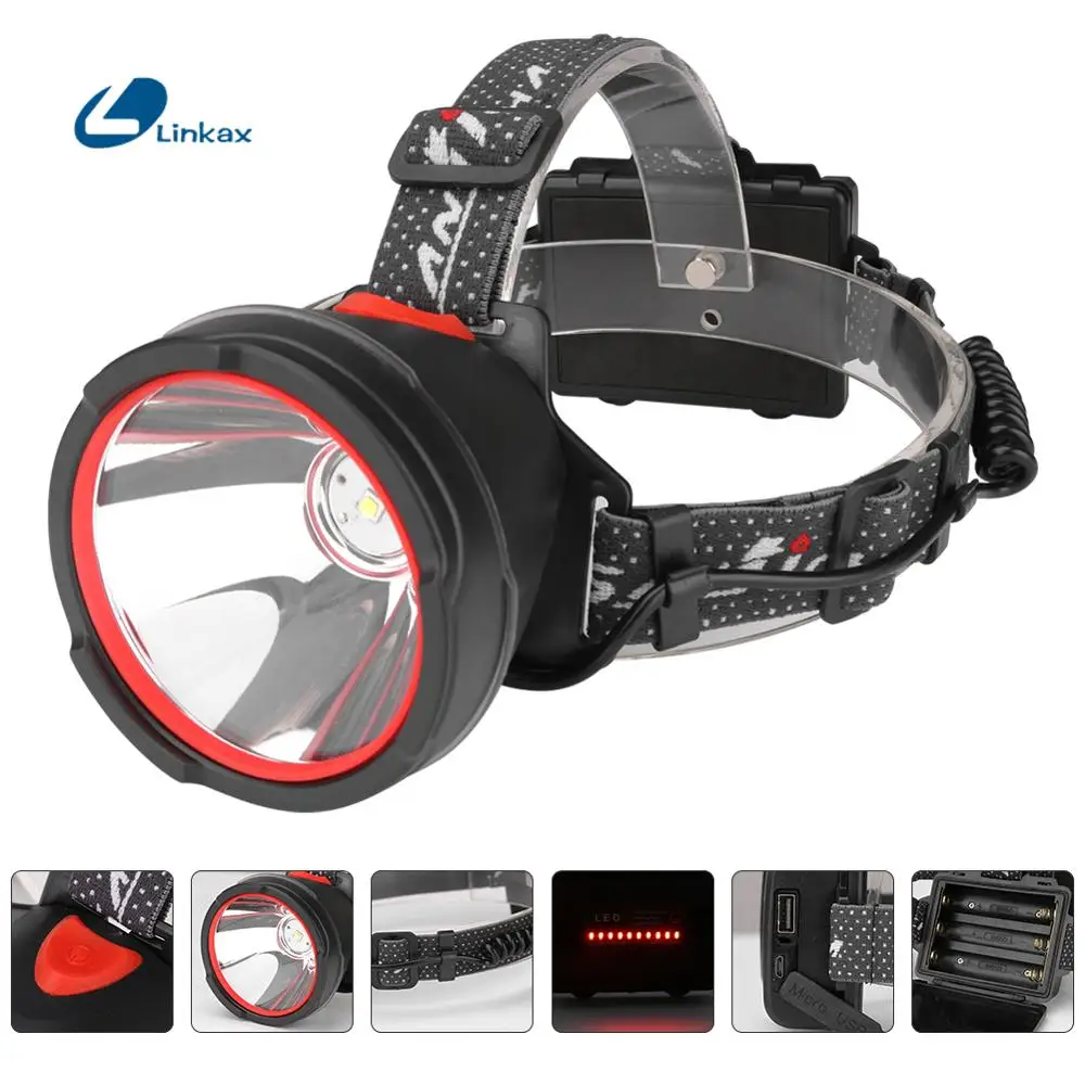 

Mobile power XML-U2/XML-L2 источник фар 18650 usb светодиодный налобный фонарь T6 Фара Фонарь, прожектор linterna фонарик Охота Головной фонарь