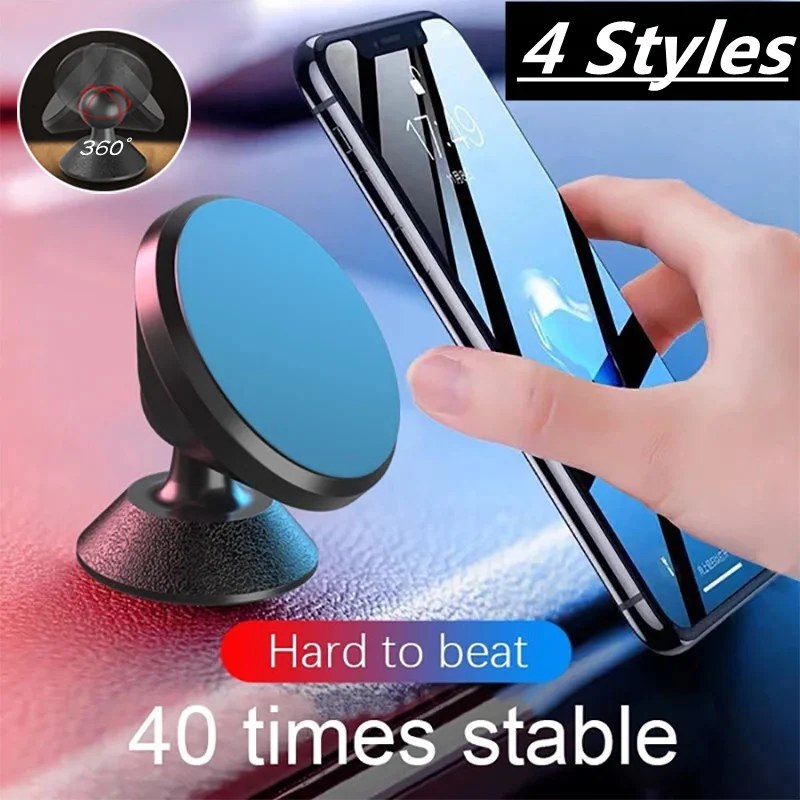 universal magnetic car phone holder stand for mobile phone car gps magnet mount phone holder magnetic car holder interior 2021 free global shipping