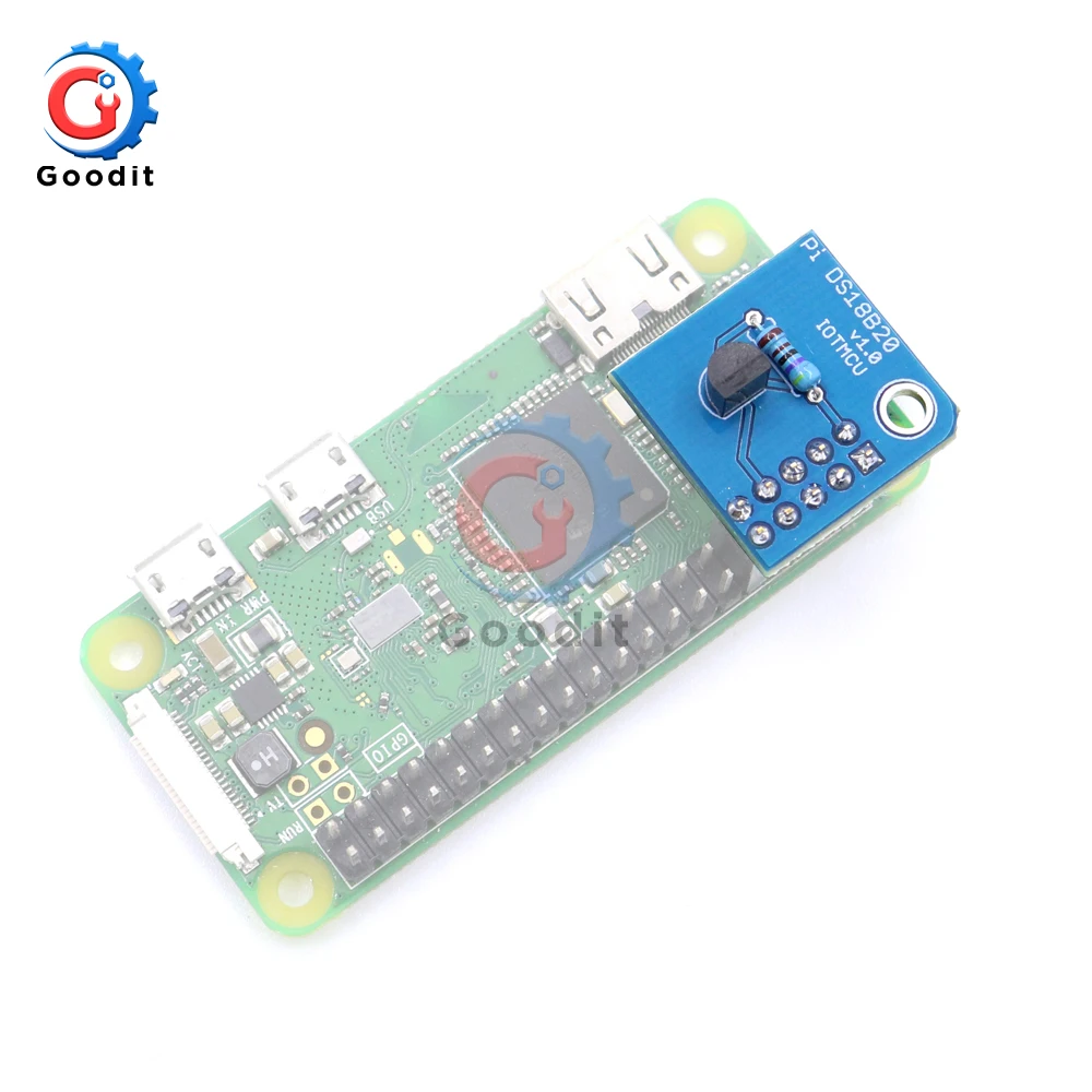 Модуль датчика температуры DS18B20 3 В 1 проводной интерфейс для Raspberry Pi 1/2/3/A +/B +