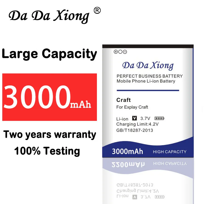 

100% new high quality 3000mAh Explay Craft Battery for Explay Craft battery