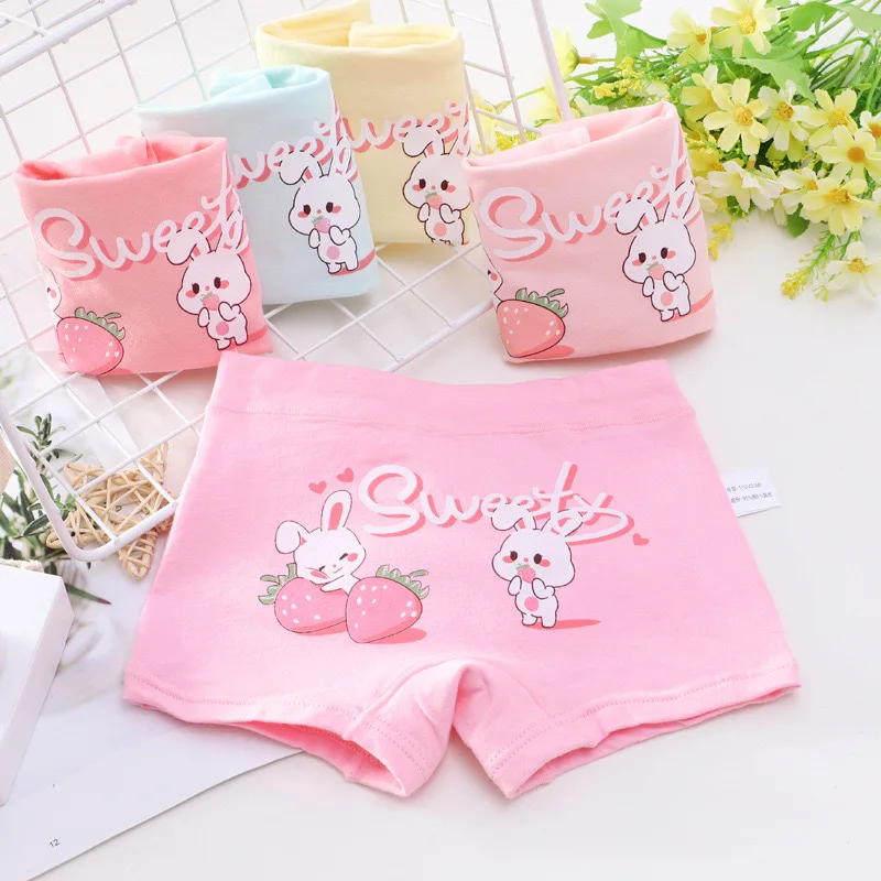 

Children's Underwear Cotton Boxer Girl Shorts Cartoon Cotton Baby Underwear Printed Kids Panties 10 Pieces 1 Lot PT06