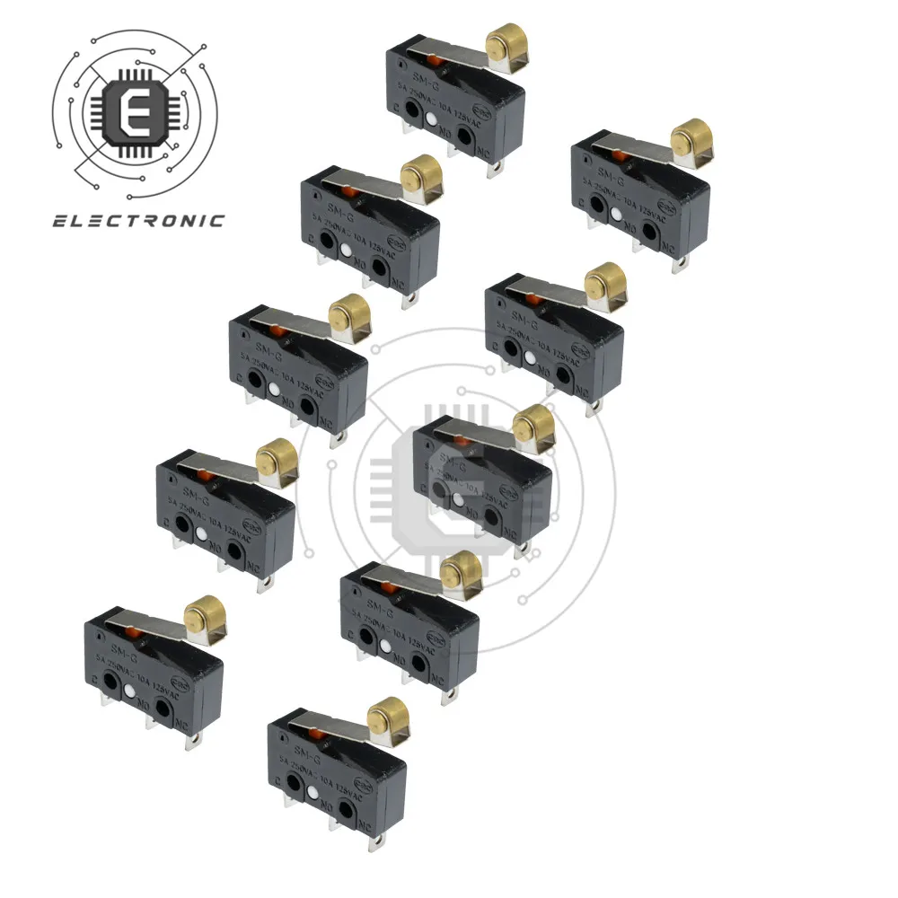 Оригинальный 10 шт./лот KW11-3Z KW12-3 5A 250V тактовый переключатель Микропереключатель с