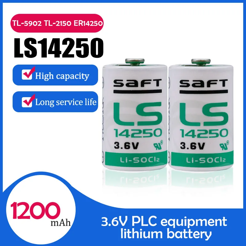 Комплект из 2 предметов новинка САФТ LS14250 14250 1/2 АА 1/2AA 3 6 V литиевые батареи для PLC