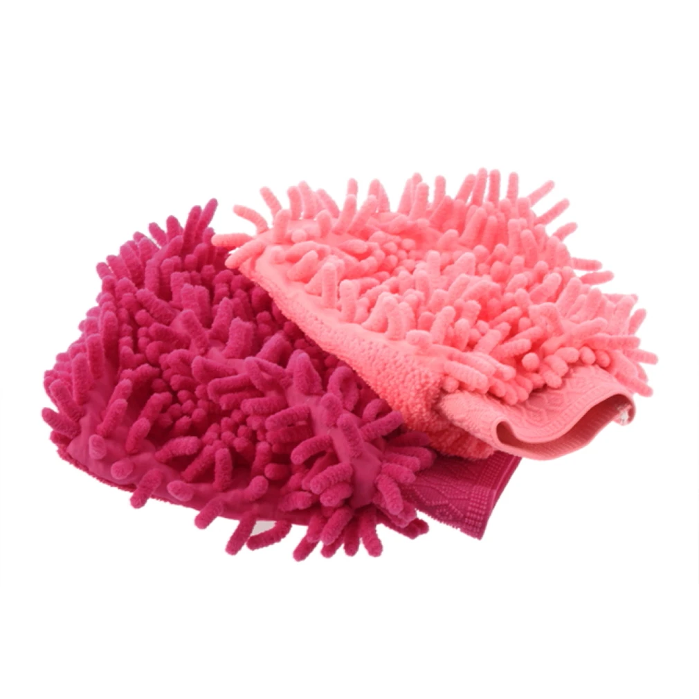 Супер варежка микрофибра Бытовая Автомойка моющая Чистящая перчатки и