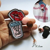 1pc diy embroidered beaded patches for clothing sew on ball brooches parche appliques decoration badge parche