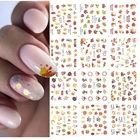 Осенние искусственные слайдеры, русская зимняя наклейка, Рождественский и новогодний подарок, временные татуировки