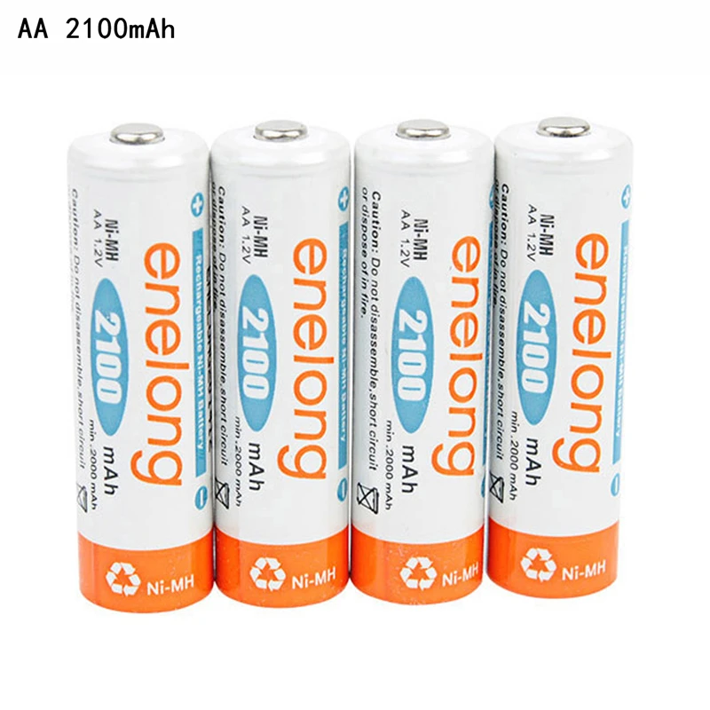 Enelong металл гидридных или никель 900 мАч AAA 1 2 в Батарея AA 2100 мА/ч Никель Металл