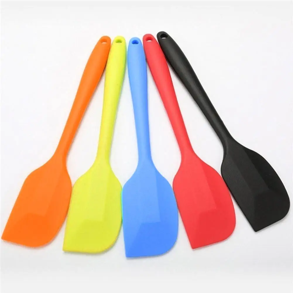 

Multicolor Food Grade Cream Butter Spatula Silicone Non-stick Batter Mixer Scraper Kitchen Cooking Mixing Baking Tool