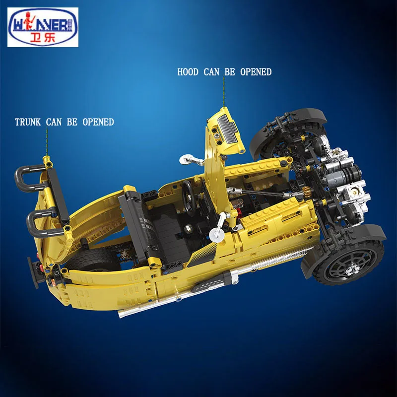 838 шт Technic/электронные блоки моделирование трехколесный симулятор автомобиля