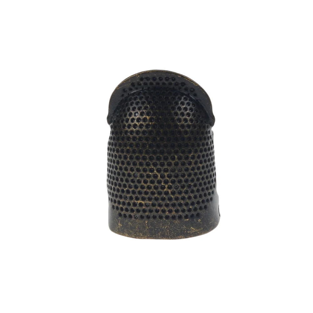 1 pc retro adjustable thimble finger protector hand-slip embroidery resistance retro needle needle holder sewing accessories
