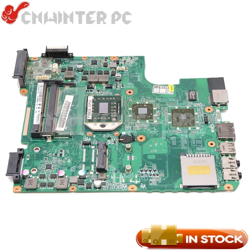 NOKOTION для Toshiba Satellite L640D L645D материнская плата ноутбука A000073410 DA0TE3MB6C0 REV C socket S1 DDR3 Free