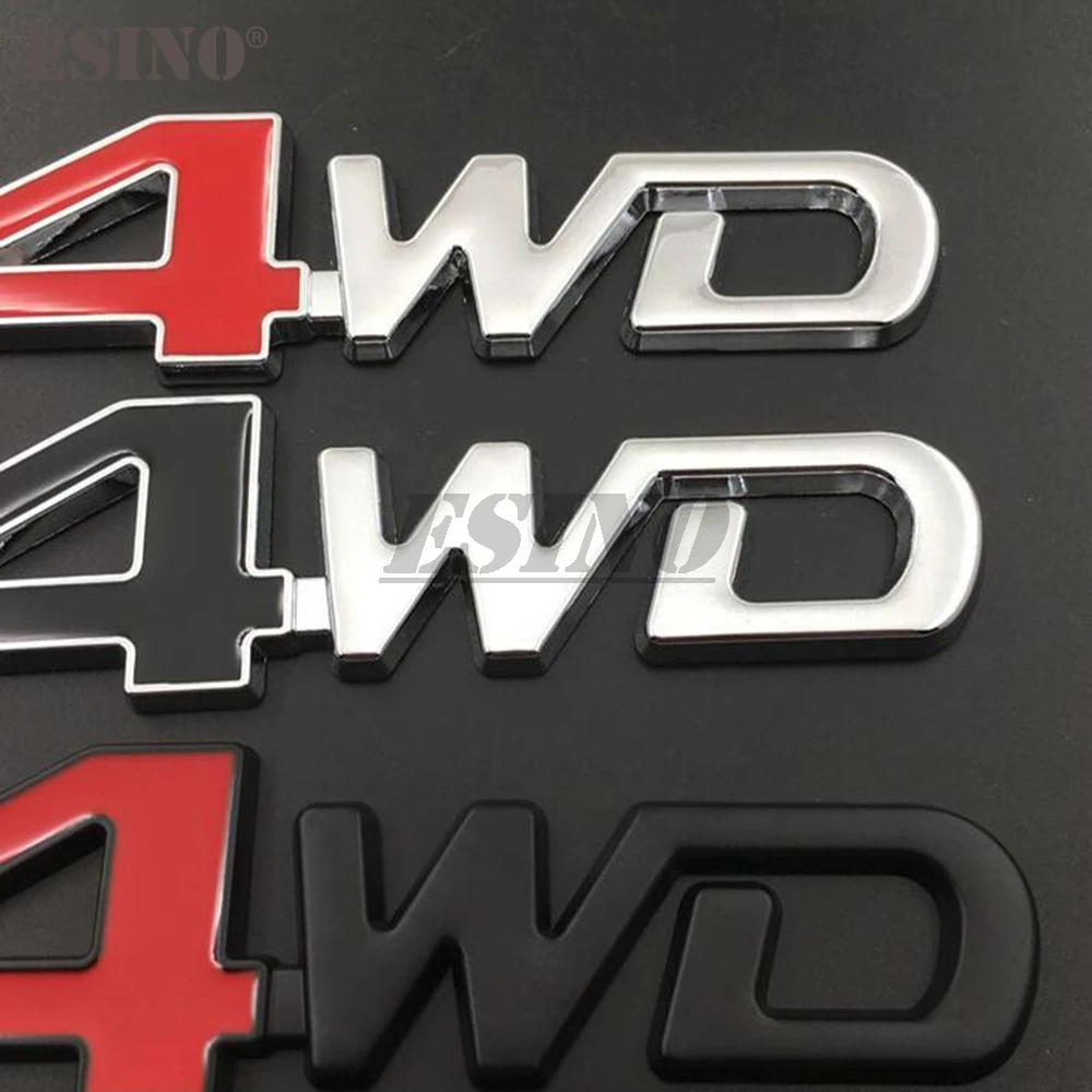 Автомобильный Стайлинг 3D 4WD 4-х колесный привод для внедорожника 4x4 багажник из