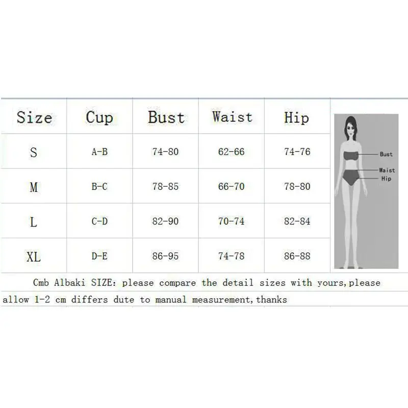 

Ladies two-piece Split Swimsuit Sexy Special Metal Buckle Ruffle V-neck Backless Bikini