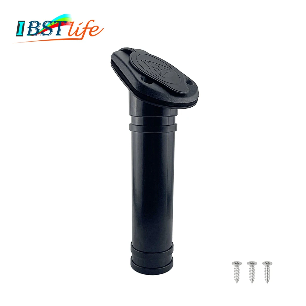 

Nylon Flush Mount Kayak Boat Fishing Rod Holder Bracket Rack With Cap Gasket Cover Canoe Marine Tackles Device Accessories