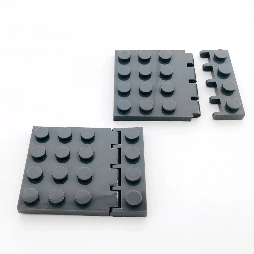 

2021 New 10-40pcs/lot MOC Hinge Vehicle Roof Holder 1x4 +Hinge Plate 4x4 Building Block MOC Parts Brick Toys 4315+4213