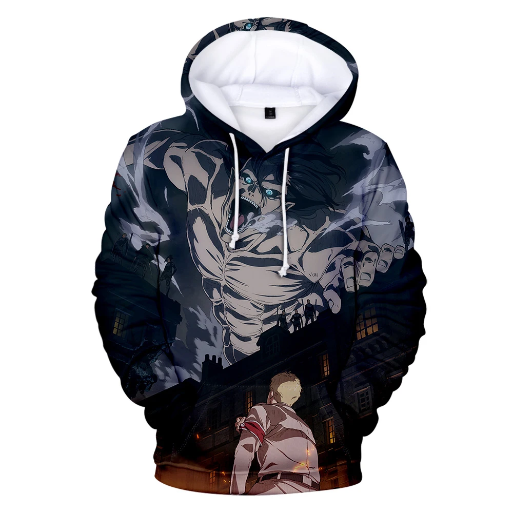 

Attack on Titan Hoodie Men Women Long Sleeve Hoodies Jumper Sweatshirt Autumn Winter Harajuku Hoody Anime Clothes