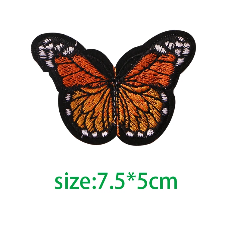 1 шт Бабочка патчи для костюмы Утюг на вышитые аппликации DIY аксессуары одежды