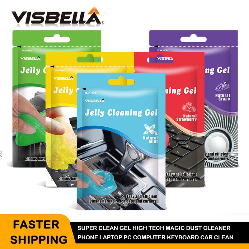 Гель для чистки VISBELLA высокотехнологичный волшебный пылеочиститель композитный