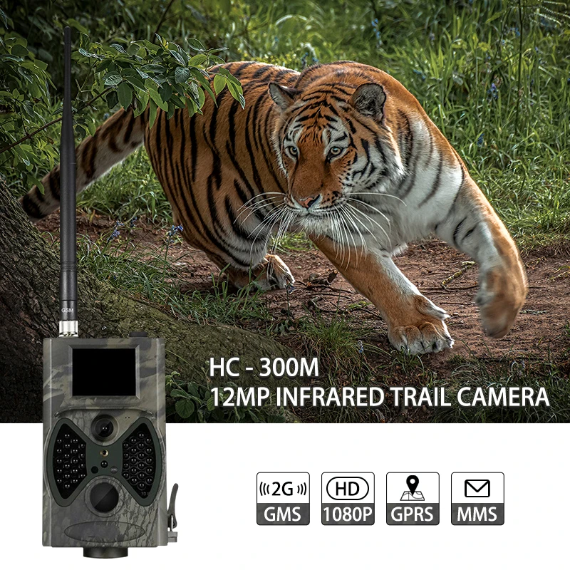 Наружные камеры для сотовой тропы 2G HC300M 1080P ловушка диких животных Охотничья
