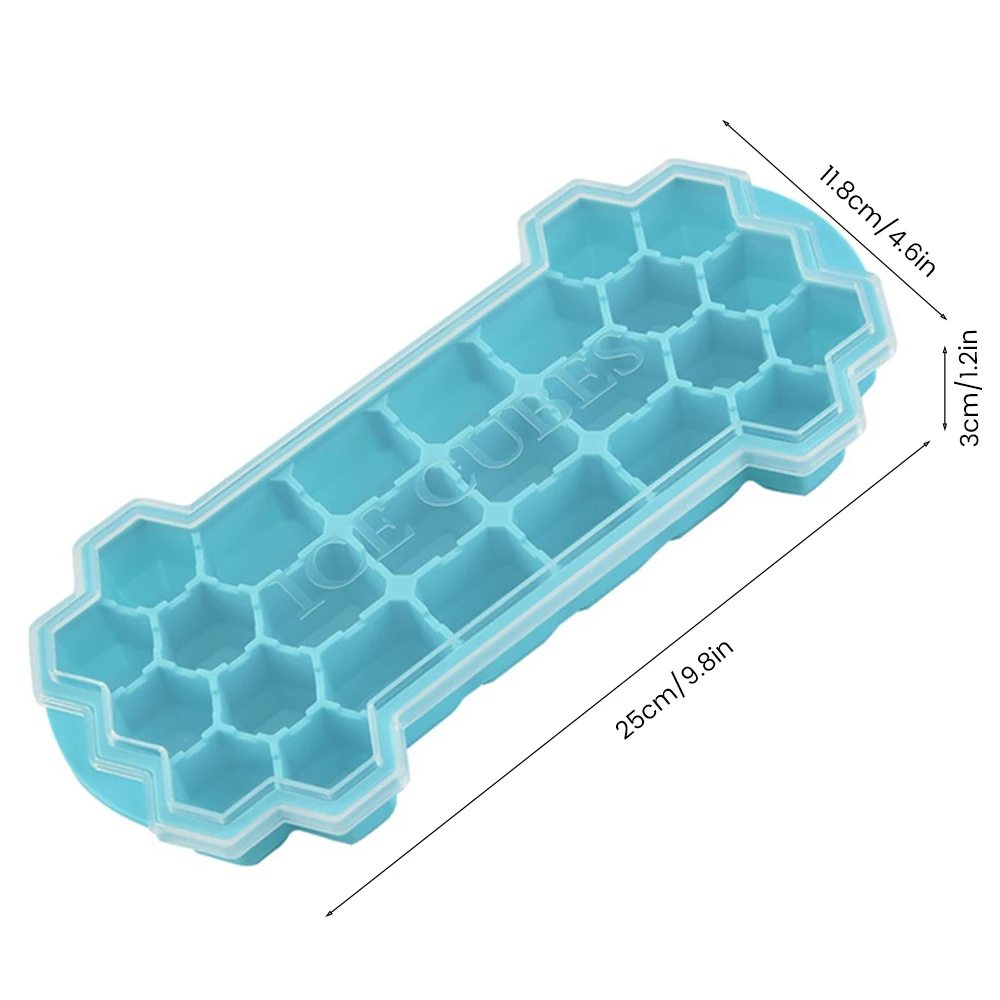 

26 Cell Silicone Ice Tray Multifunctional DIY Ice Cube Mold Square Shape Ice Candy Jelly Making Mould Kitchen Bar Accessories
