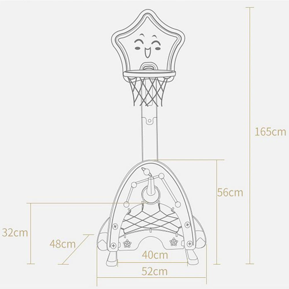Детский баскетбольный обруч портативная Детская уличная баскетбольная