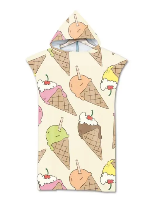 Купальный костюм для взрослых из микрофибры пончо быстросохнущее пляжное