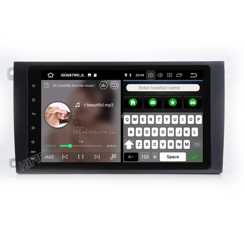 Автомагнитола DSP IPS 2 Din Android 10 мультимедийный GPS для Porsche Cayenne 2003-2010 и S GTS | Автомобили