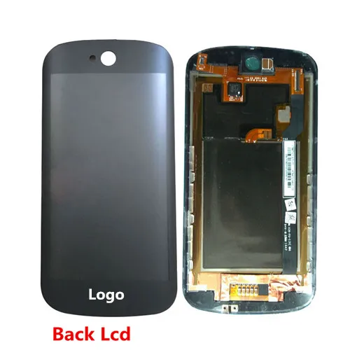 Back Lcd Б/у для Yotaphone 2 YD201 YD206 задний передний ЖК-дисплей дигитайзер рамка сенсорный экран сборка Yota2 задний Дисплей - Цвет: Back Lcd