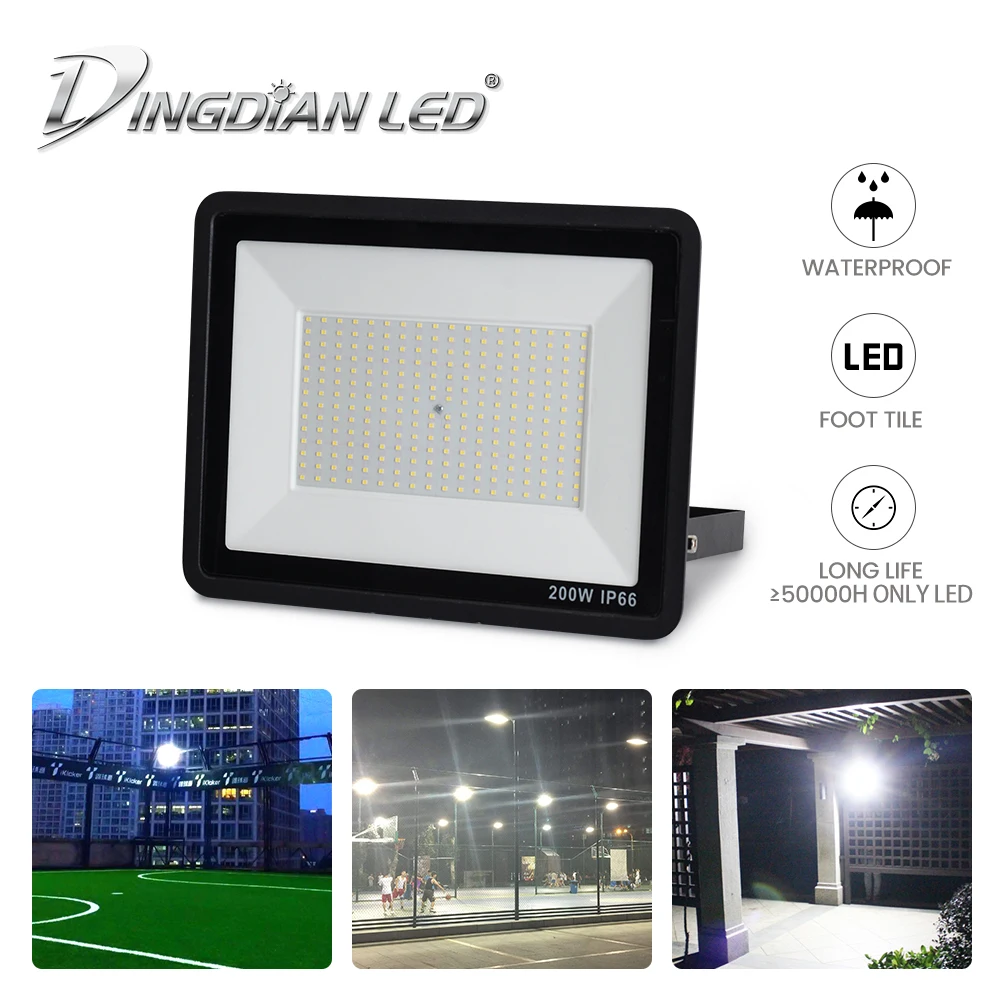 

Outdoor LED Foodlight Street Lamp Waterproof Spot Light Cast Light 10W/20W/30W/50W/100W/150W/200W AC165-265V LED Flood Light