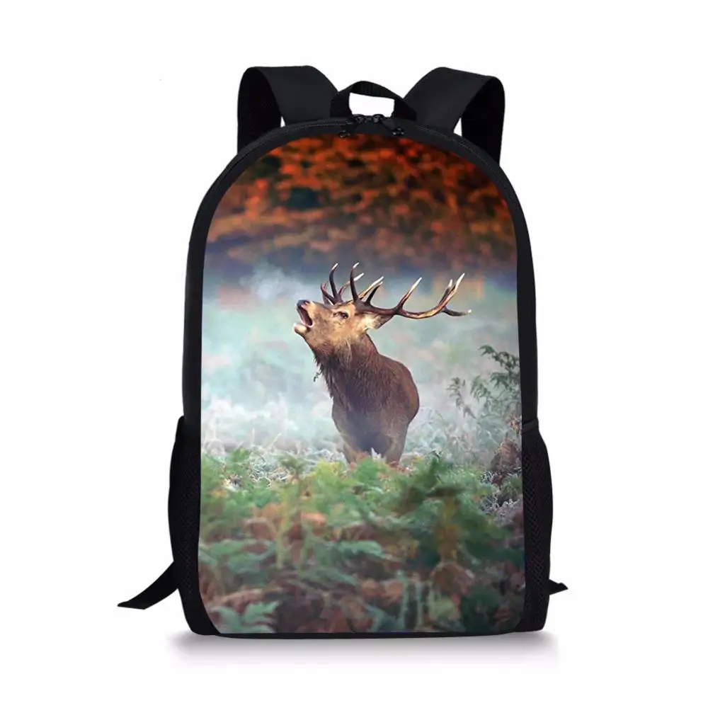 HaoYun Children's Backpacks Fantasy Deers Pattern Toddler Kids School Book Bags Kawaii Animal Fashion Girls Travel Backpack