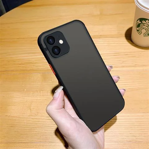 

For Apple iphone 12 mobile phone case lens full package iPhone12pro protective cover 12pro Max transparent matte 5g shell