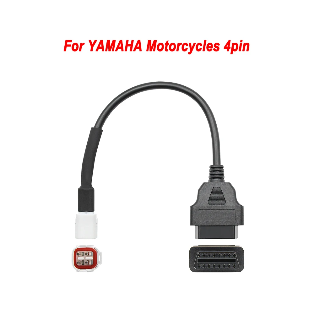 OBD2 Connector Motobike Cables Motorcycle OBD 2 Extension Cable For Harley 4/6Pin YAMAHA 3/4Pin /For HONDA K+CAN | Автомобили и