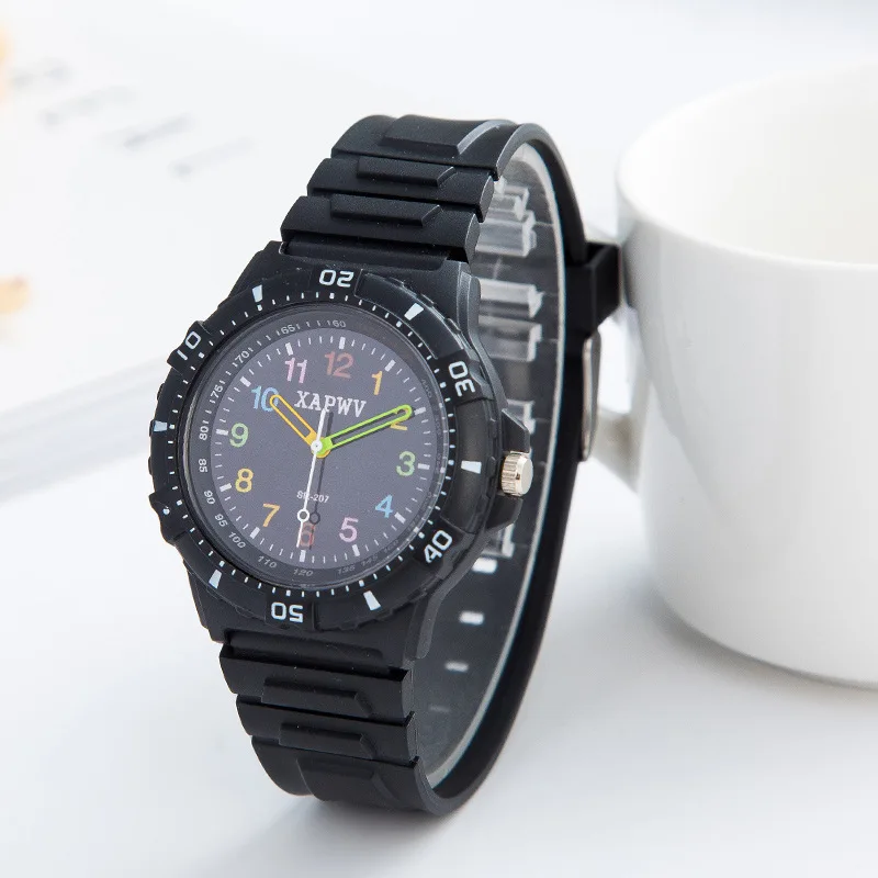 Модные детские часы Fashionmonger Xapwv с силиконовым цветным циферблатом Новые