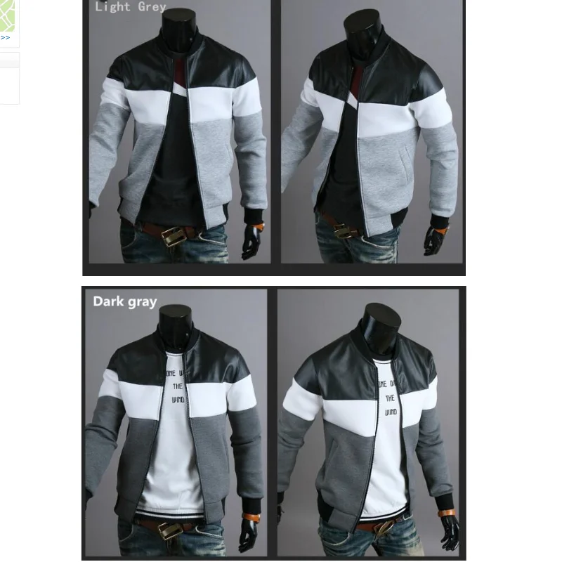 

Men's chain pocket sportswear camping warm cotton padded jacket outdoor mountaineering windproof standing collar Golf sportswear
