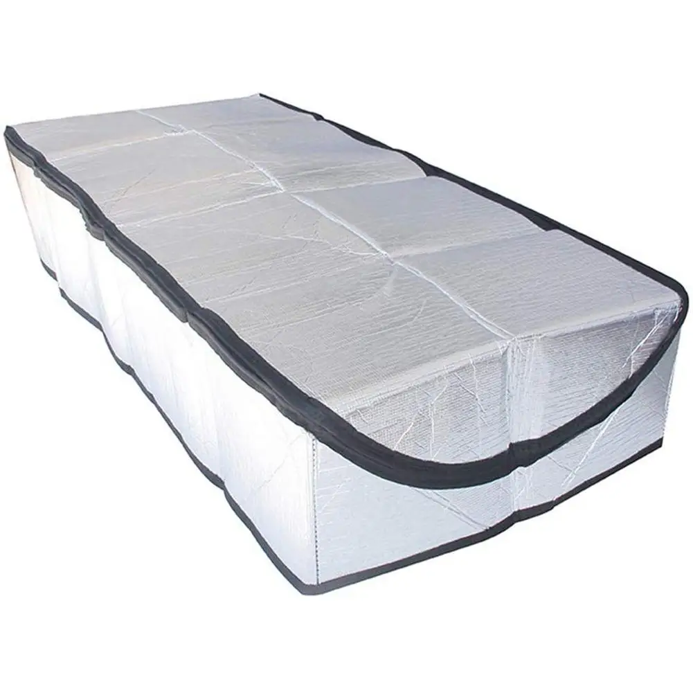 

Attic Stairway Cover Attic Stairs Insulation Tent Double-sided Aluminum Foil Door Insulator Kit with Easy Access Zipper