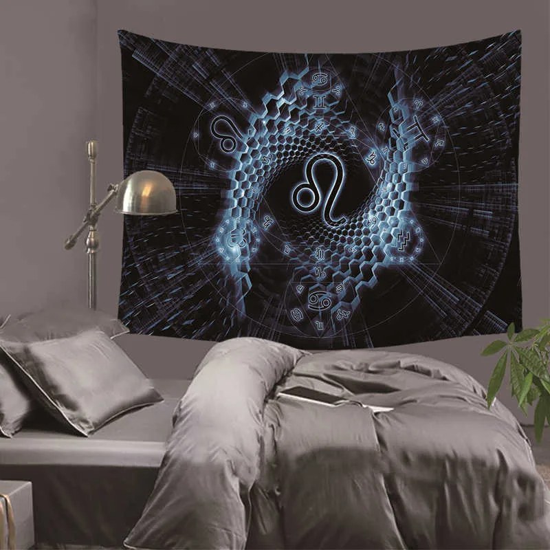 Красивый Звездный геометрический Настенный Гобелен Мандала богемные мандалы
