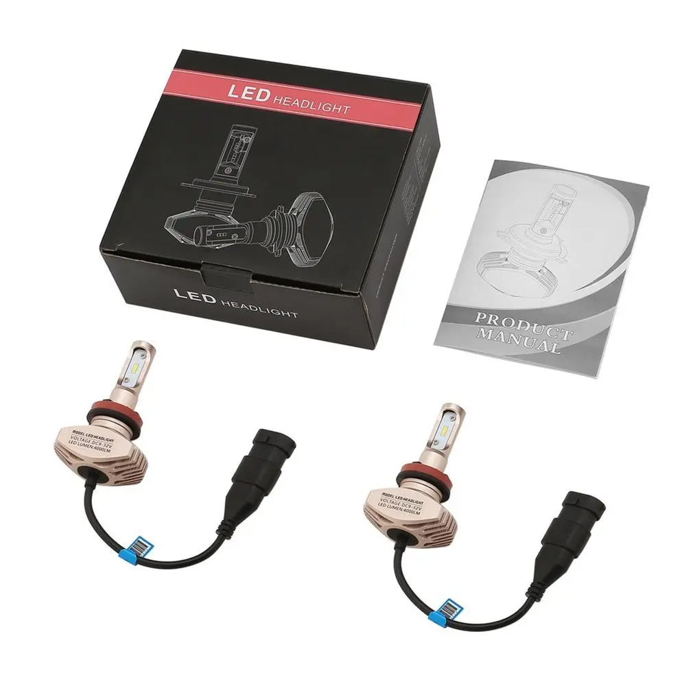 

Сверхъяркие автомобисветодиодный светодиодные лампы для фар головного света, лампы головного света/H4, разъем постоянного тока 9-32 В, 4000 лм, ...