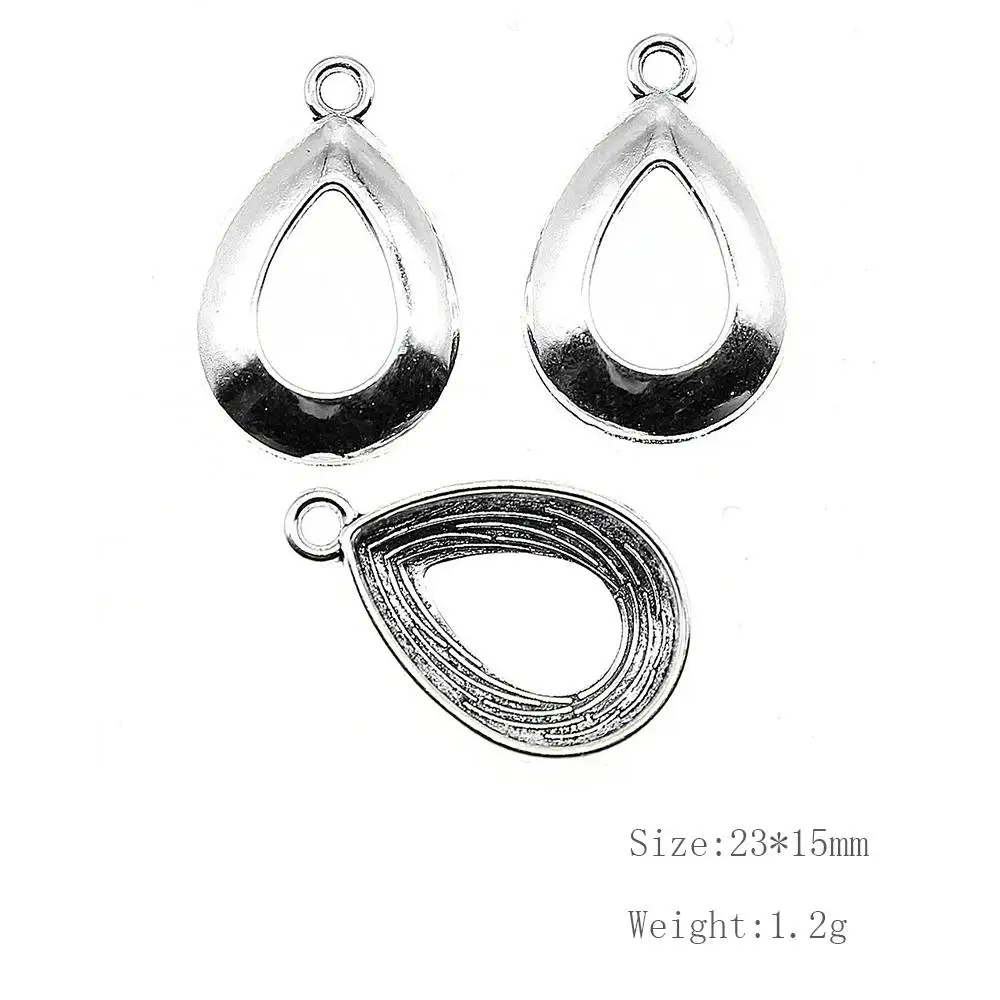 

Malzahar 25 Pieces Hollow Drop Shape Jewelry Findings Components Diy Jewelry Making Accessories