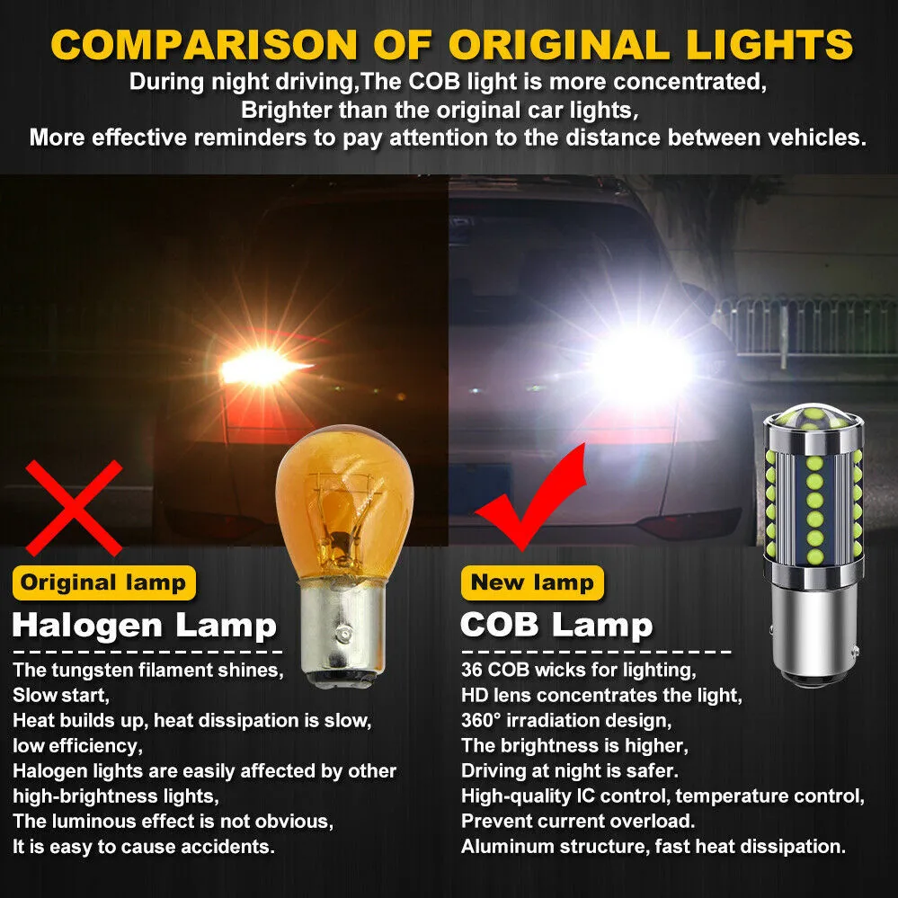 

1157 BAY15D LED Bulb 3W Per Aluminum Car Brake Reverse Light Tail Lamp