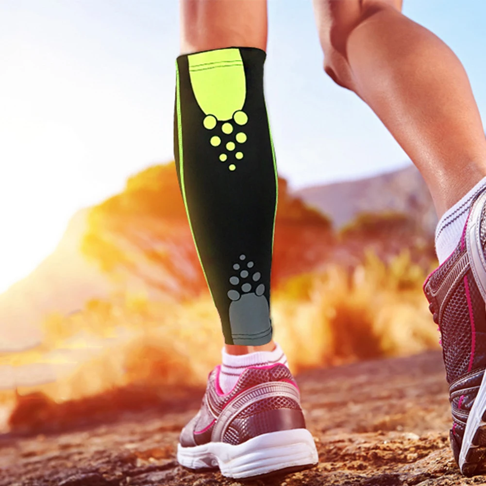 1 шт унисекс спортивный Эластичный компрессионный Противоскользящий голень для